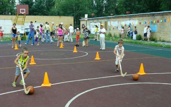 Спортивные соревнования для детей на улице