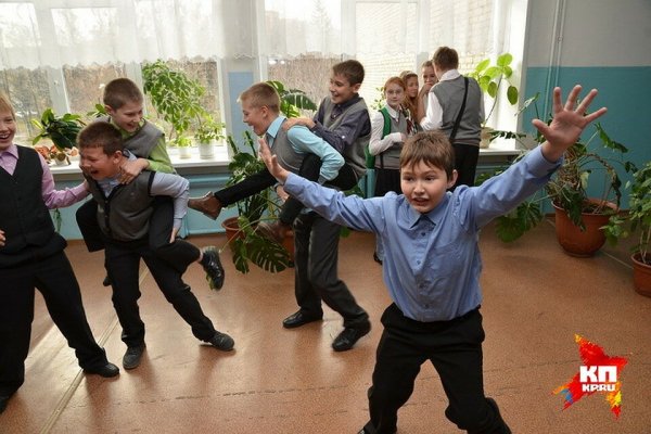 Дети на перемене