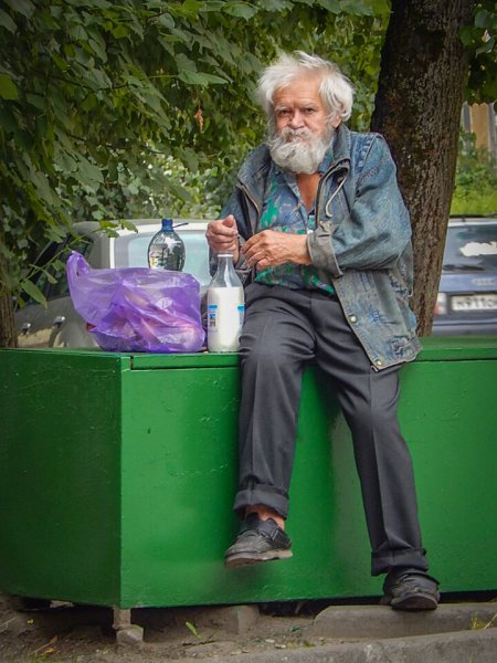 Прикольный дед