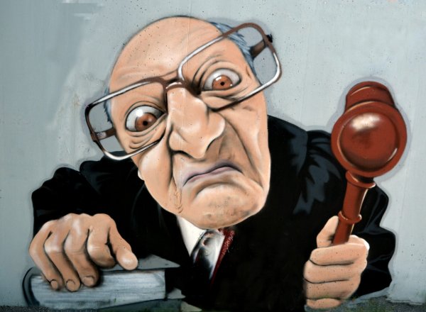 Судья карикатура