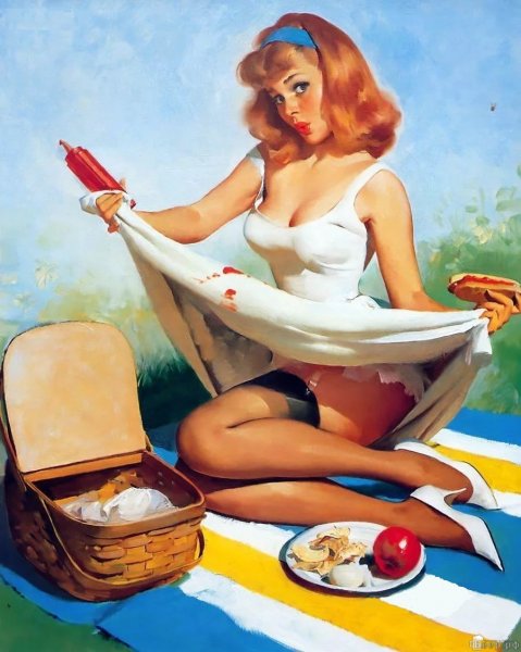 Художник Gil Elvgren