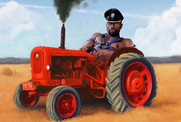 Смешной тракторист