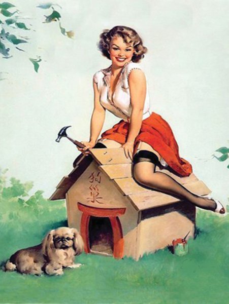 Художник Джил Элвгрен (Gil Elvgren)