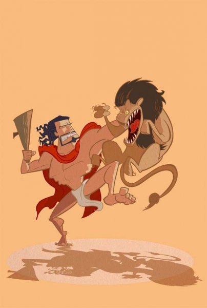 Геркулес и немейский Лев