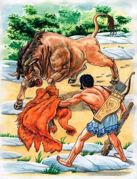 12 Подвигов Геракла Критский бык