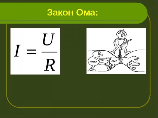 Ом закон Ома