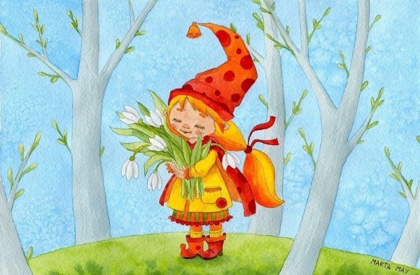 Весна рисунок