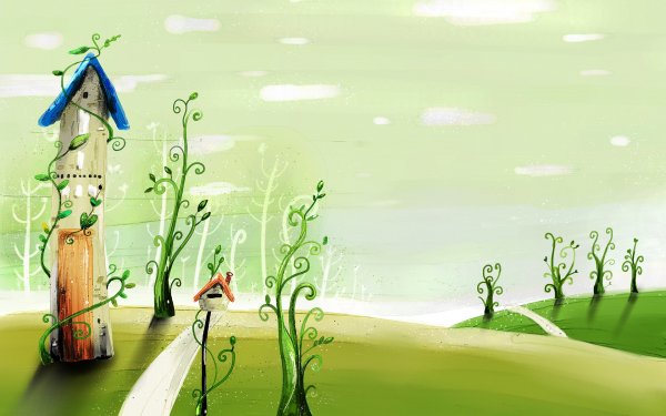 Креативные детские фоны