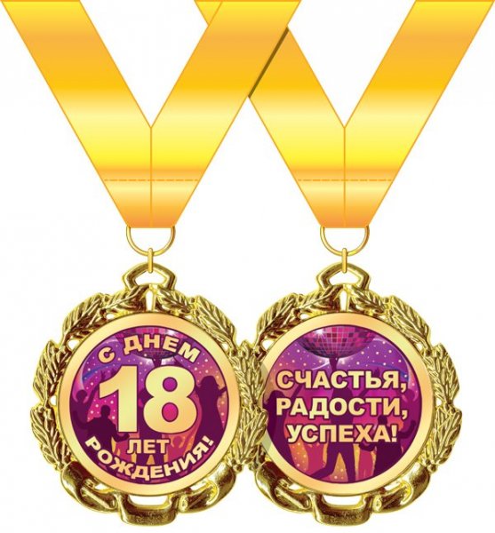Поздравление с 18 летием