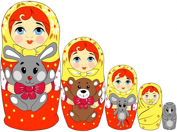 Матрешки для дошкольников