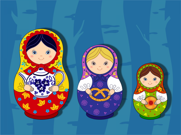 Изображение матрешки
