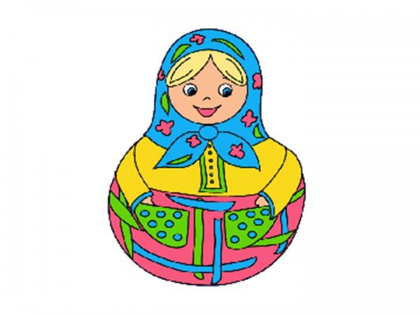 Матрешка анимация