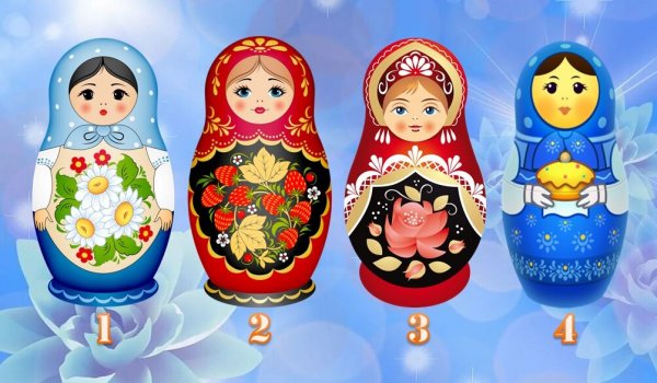 Матрешки разные по величине
