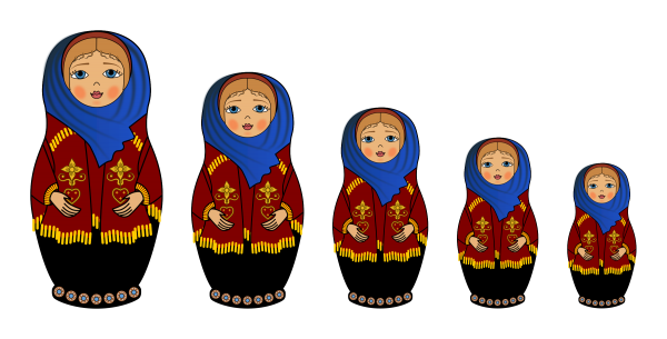 Матрешки по росту