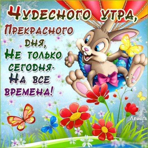 Веселые пожелания с добрым утром