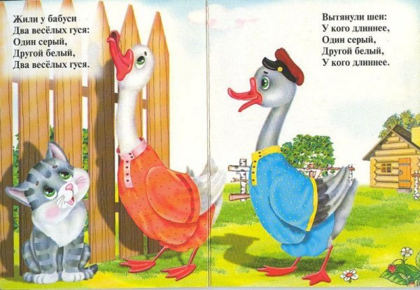 У бабуси 2 веселых гуся