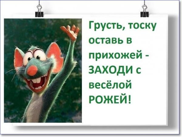 Грусть тоска с юмором