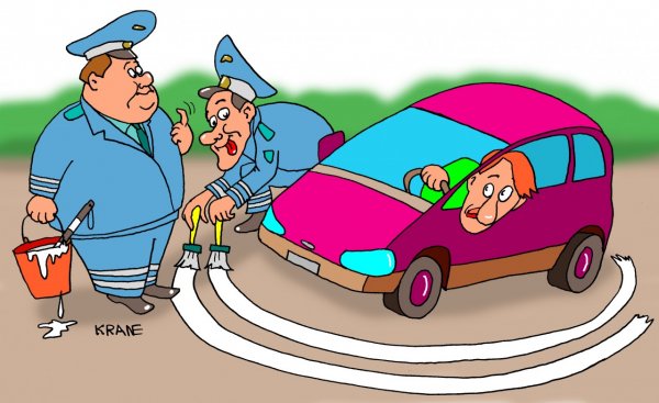 Гаишник карикатура
