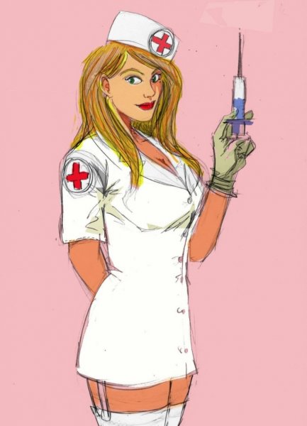 Картинка медсестра укольчики ширяет