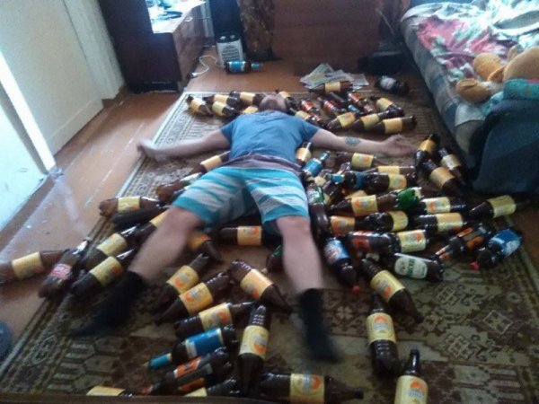 Пьянка рисунок