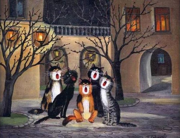 Мартовские коты Татьяны Родионовой