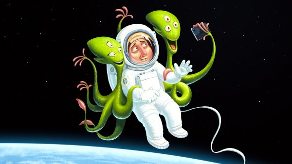 Забавный космонавт