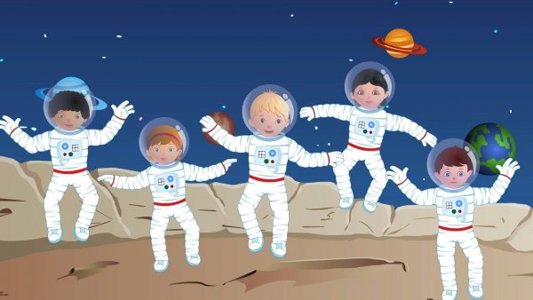 Космонавт из мультика