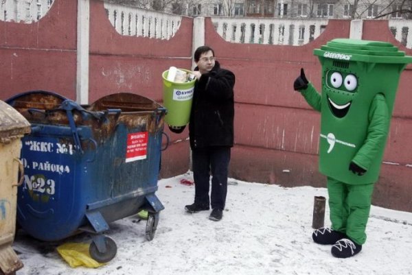 Прикольные мусорки