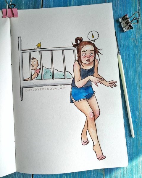 Художник: Jyldyz Bekova (jyldyzbekova_Art)