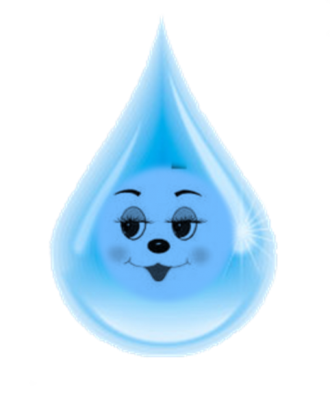 Капля воды мультяшка