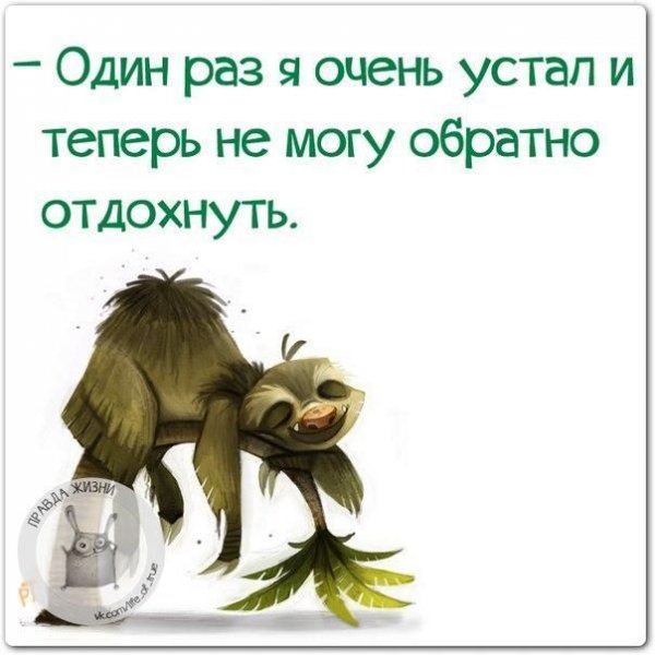 Цитаты про усталость смешные