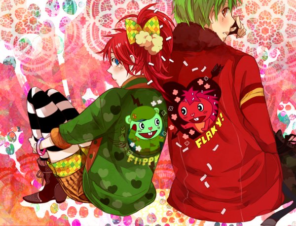 Happy Tree friends Флиппи и Флаки