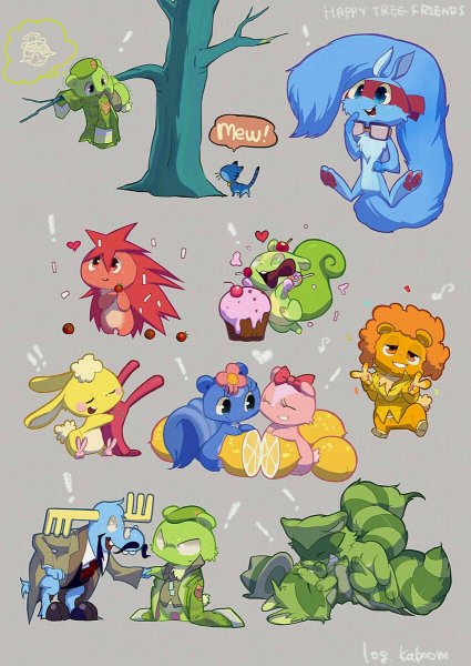Мультфильм Happy Tree friends