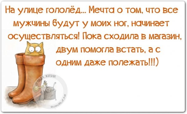 Шутки про гололед