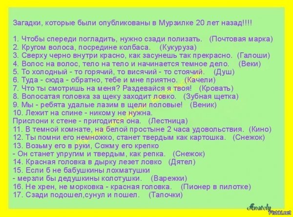 Смешные анекдоты и загадки