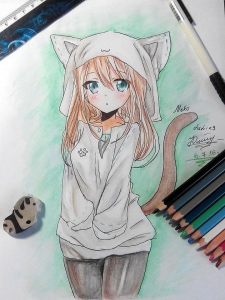 Классные рисунки аниме