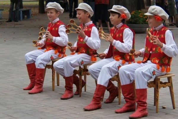 Ансамбль ложкари на Руси