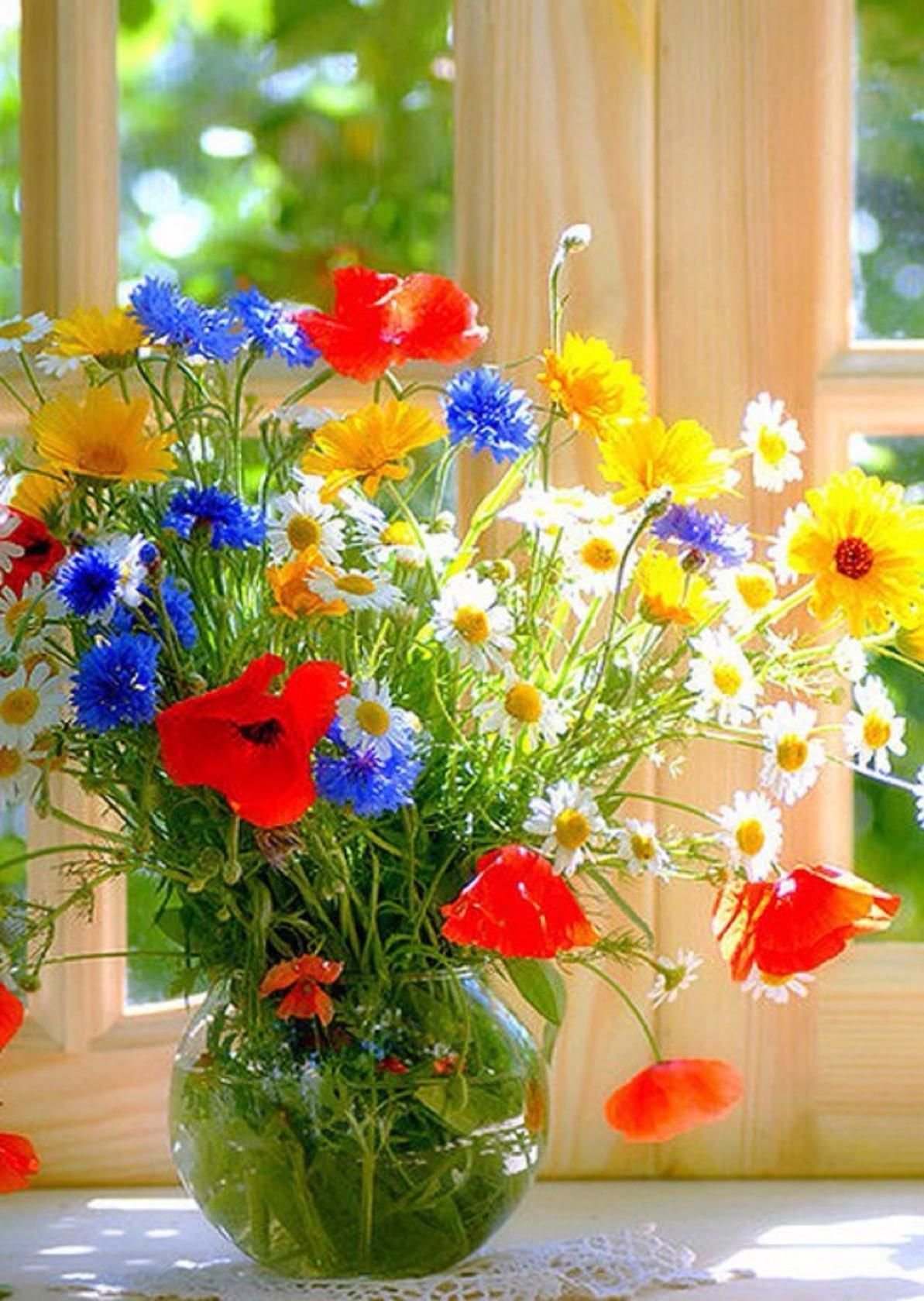 картинки хорошего дня и настроения с цветами