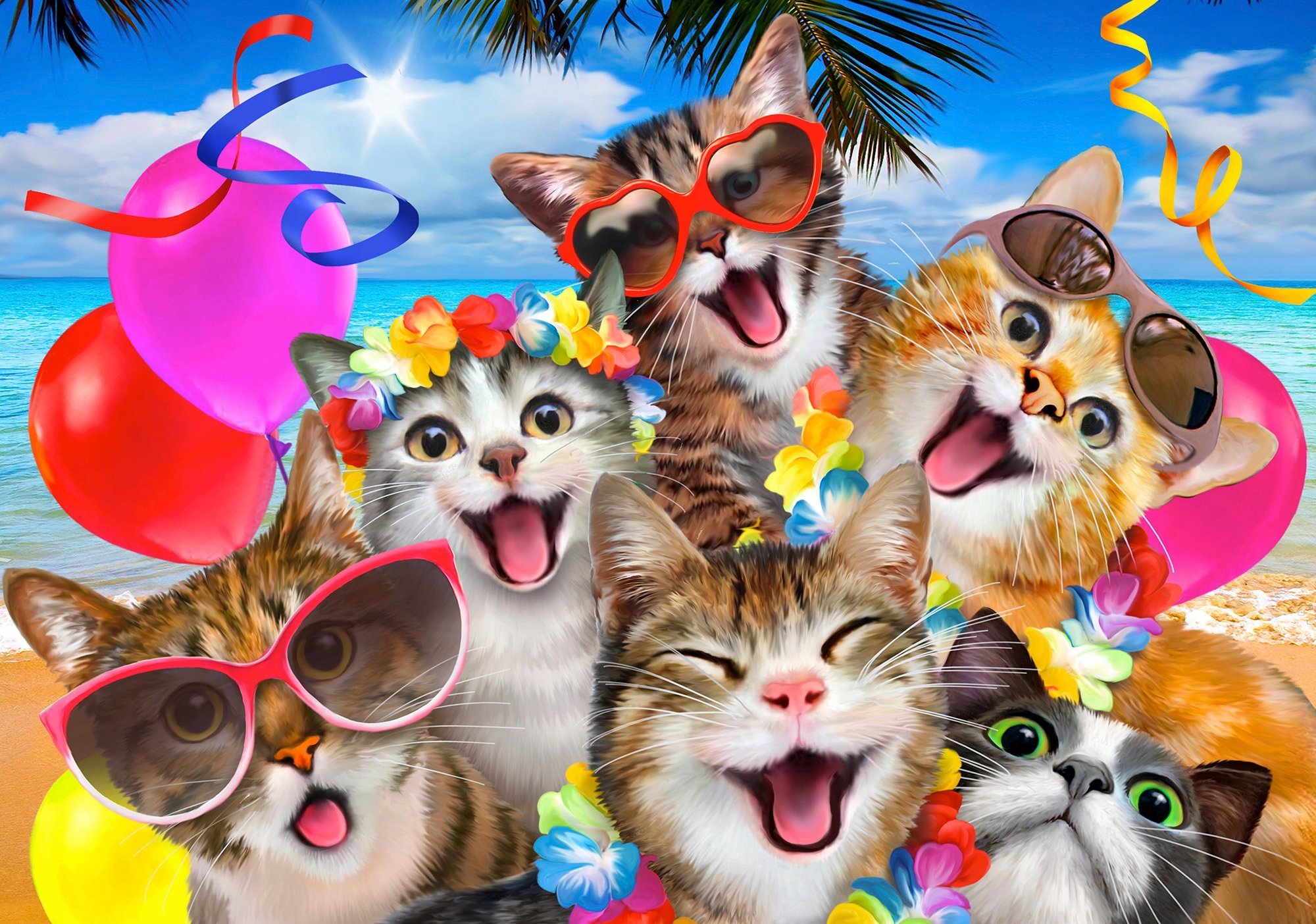Развлечение день кошек. Кошачья вечеринка. Праздничные коты. Веселый праздник. Котик на вечеринке.