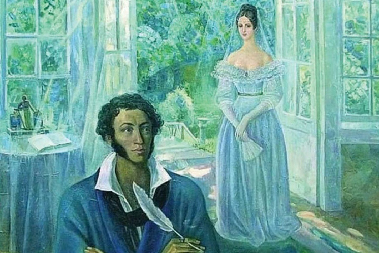 Александр Сергеевич Пушкин и Анна Керн