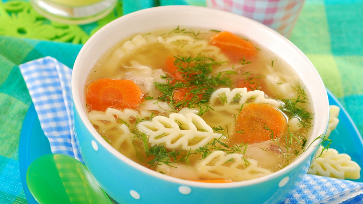 Красивый суп для детей