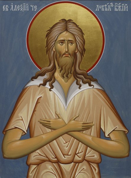 Св Алексий человек Божий фреска