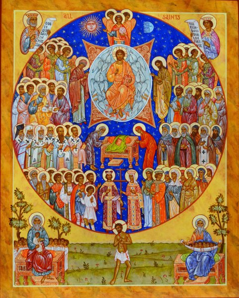Собор всех святых иконография