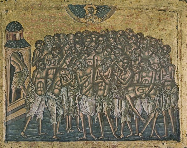 40 Мучеников, в Севастийском озере мучившихся