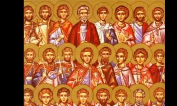 Сорок мучеников Севастийских икона