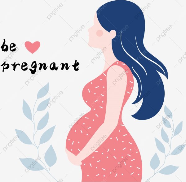 Беременная женщина баннер