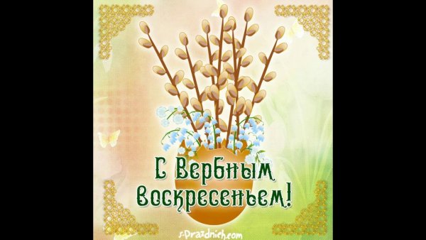 С праздником Вербное воскресенье