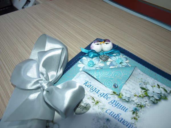 Торт на сапфировую свадьбу
