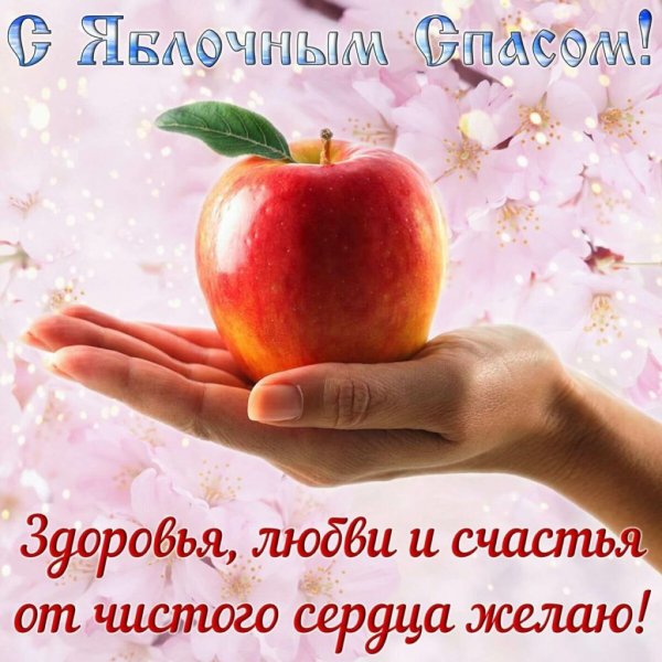 Открытка яблочный спакс