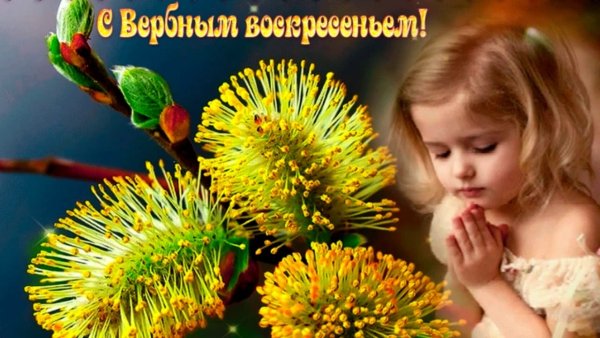 С Вербным воскресеньем